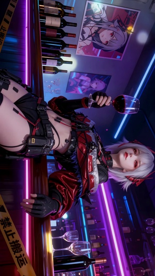 赛博酒巷麦晓雯