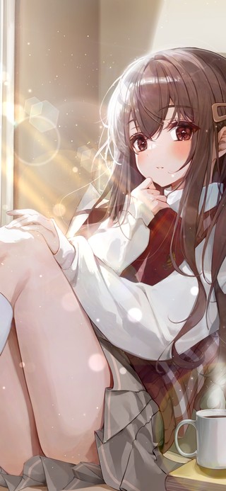 4K清纯可爱白丝大眼美少女