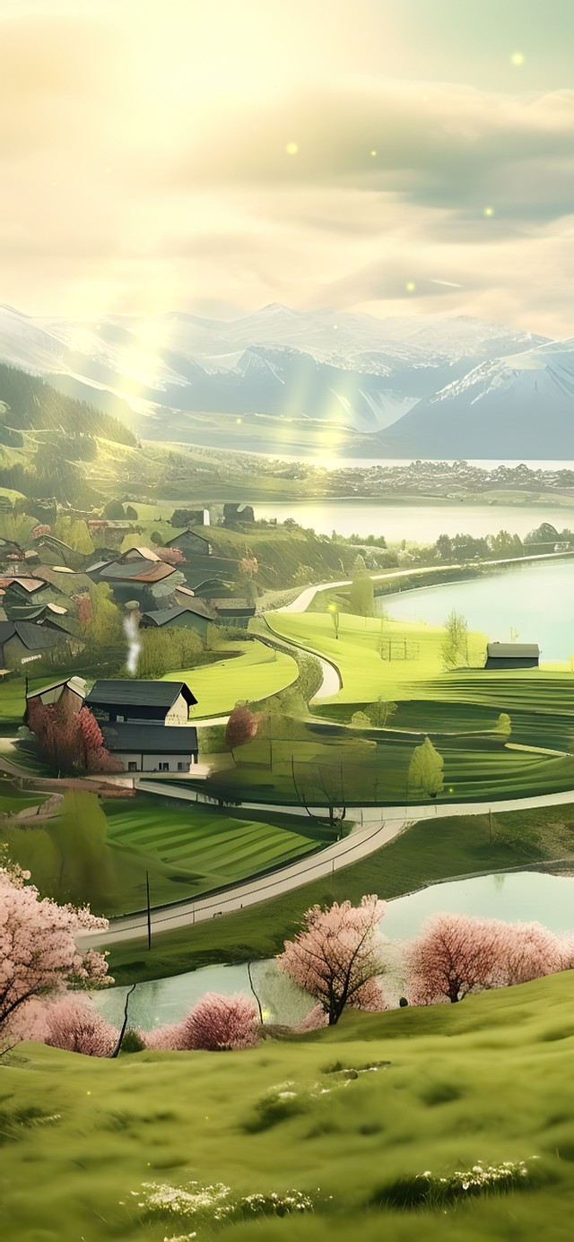 治愈自然景观.人间烟火