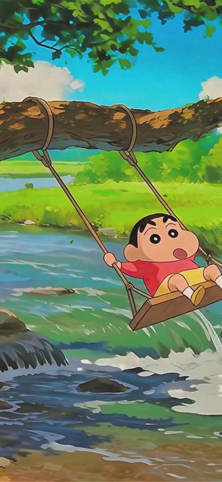 小新的溪流秋千童趣时光