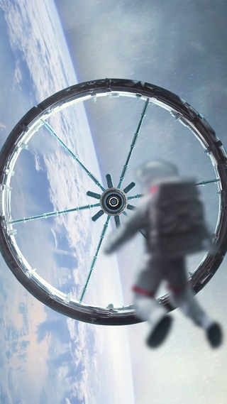 太空空间站宇航员