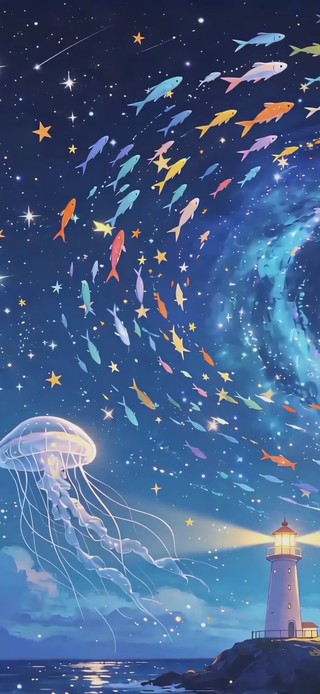 4K奇幻星空