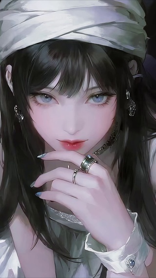 头巾少女