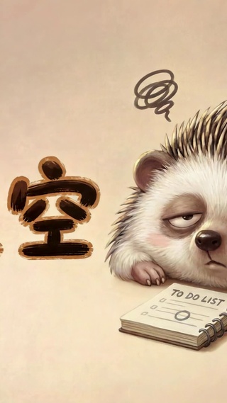 脑袋空的摸鱼打工人刺猬