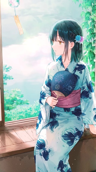 夏日风铃少女
