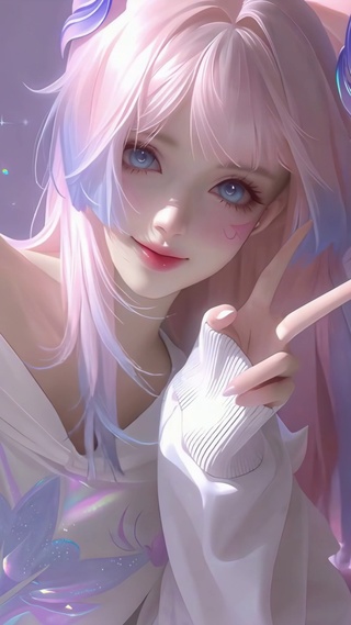 粉发居家甜妹珊瑚宫心海