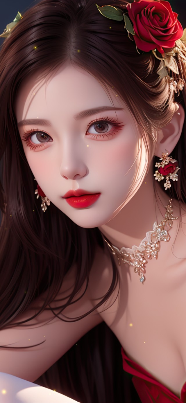 纯欲系古风长发女生