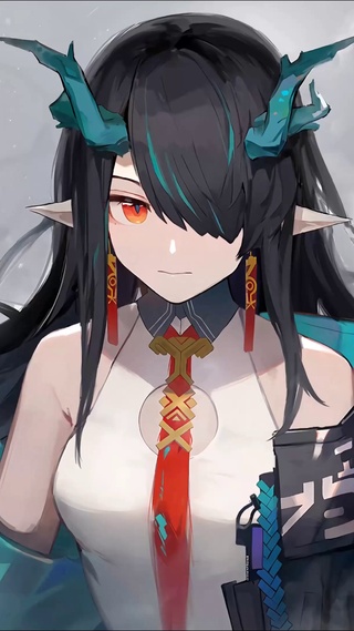 高冷帅气龙女