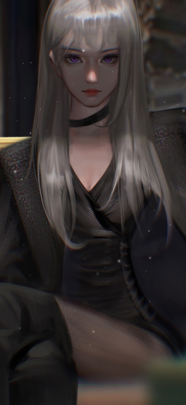 4K西装飒气美女