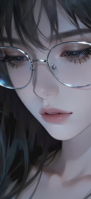 清纯气质眼镜女孩