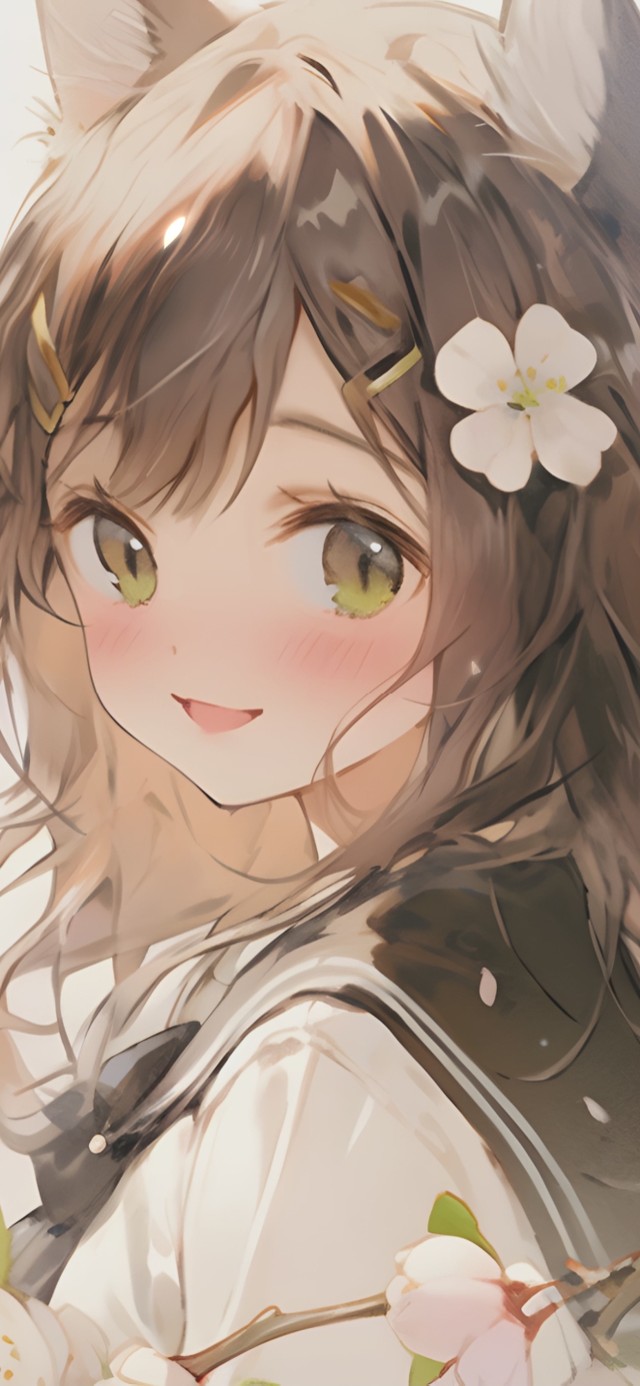 可爱双子女孩