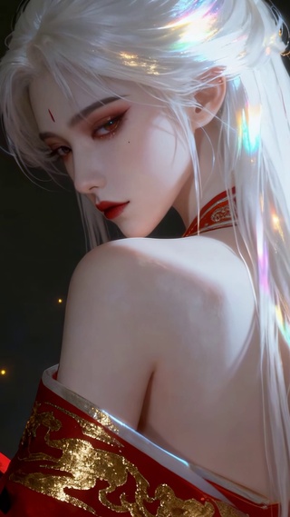 白发古风美人