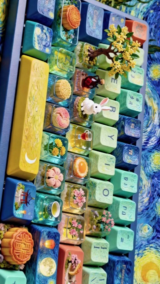创意中秋键盘