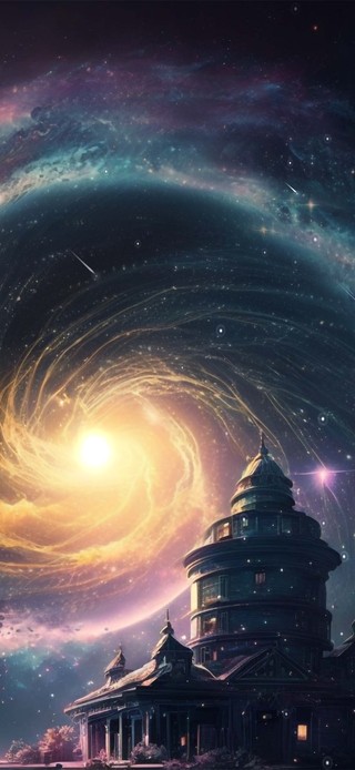 星空下城堡