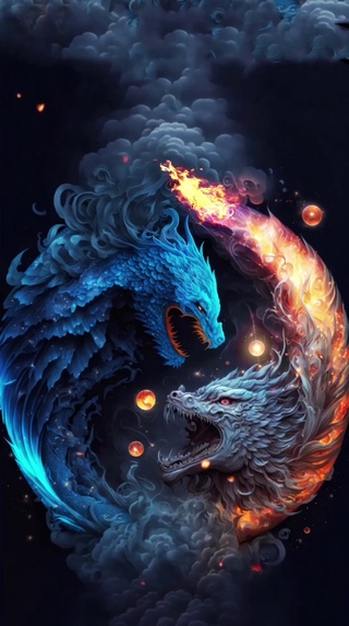 双龙图腾