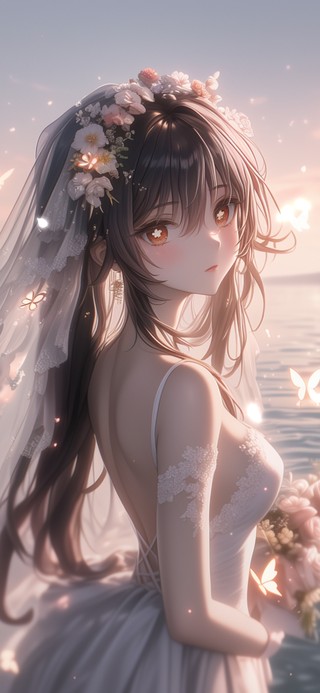 原神丨胡桃丨浪漫婚纱丨