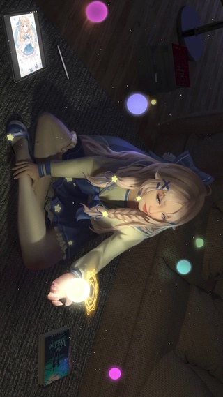 房间女孩魔法球