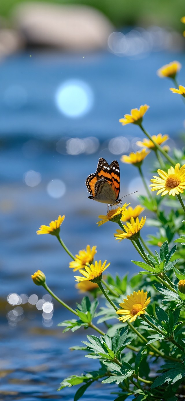护眼河边小雏菊
