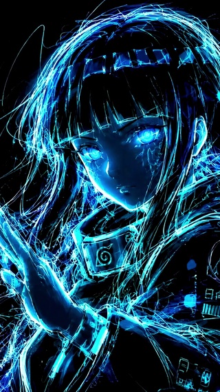 炫彩线画日向雏田
