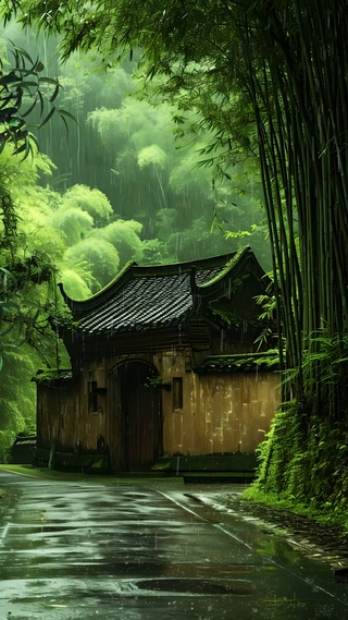 有人等烟雨，有人怪雨急，有人在等伞，有人等雨停