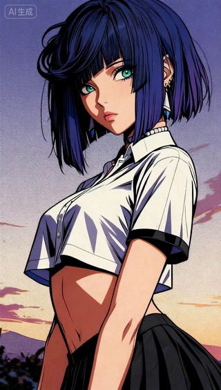 夜兰-80年代画风