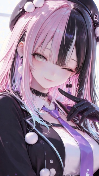 二次元萝莉女孩