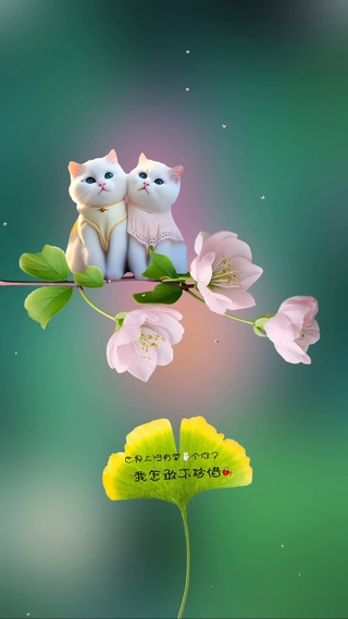 猫咪在一起