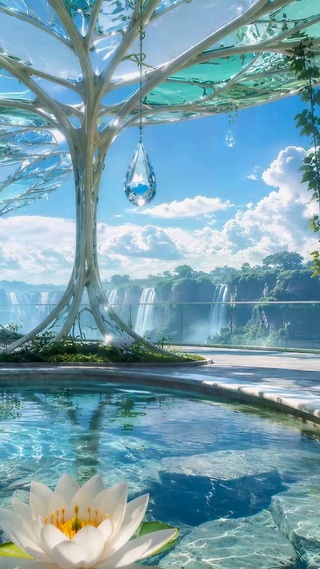 天空瀑布花园