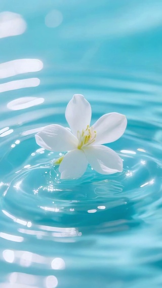 清新夏日小百花