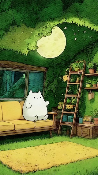 到森屋坐客的月亮星星
