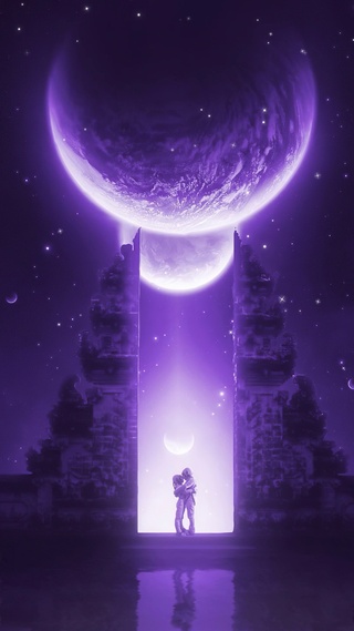 唯美治愈宇航员