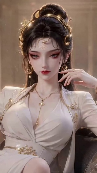 轻奢国风二次元美少女