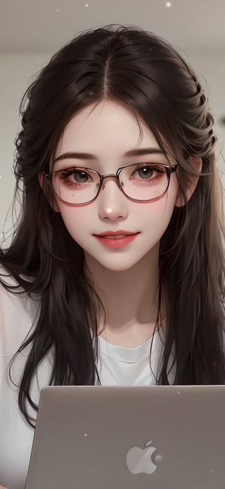 小清新猫咪和女孩