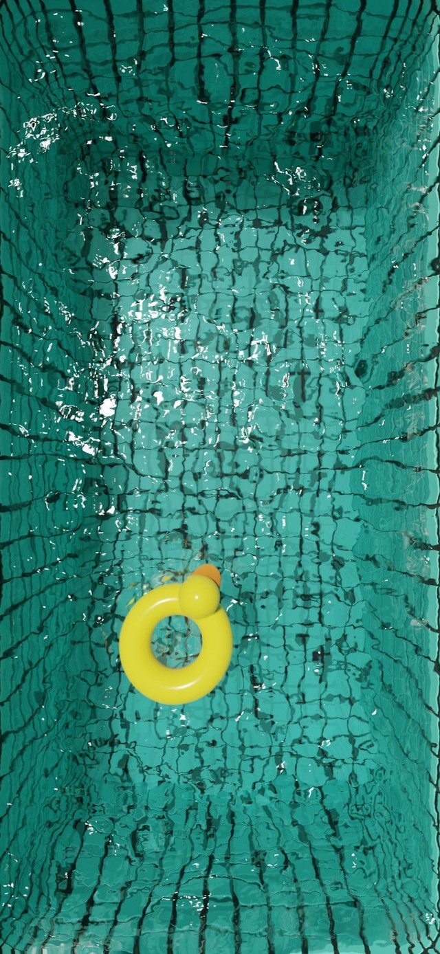 水池和小黄鸭