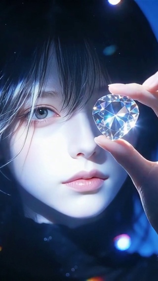 荣耀黎明的持钻少女