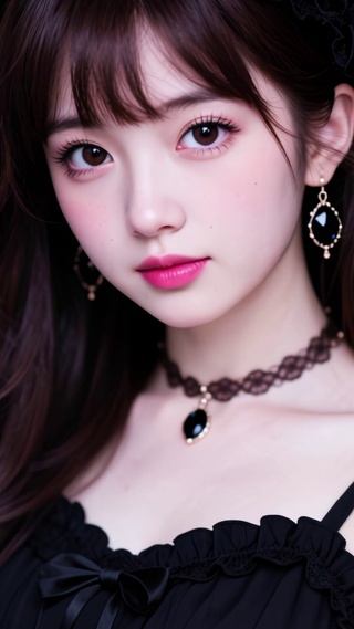 黑裙少女