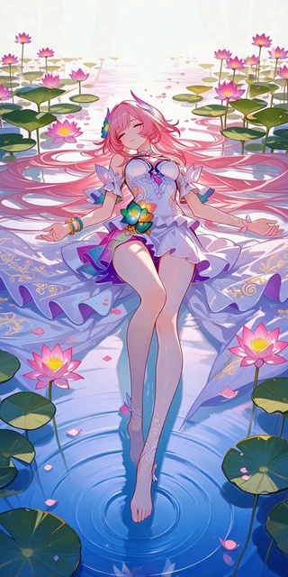 荷塘涟漪·昔涟