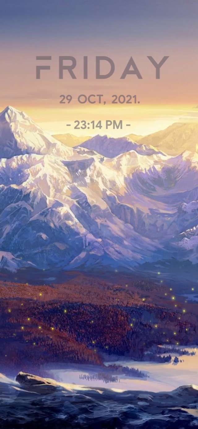 唯美雪山景