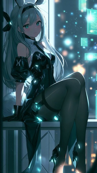 二次元萝莉女孩
