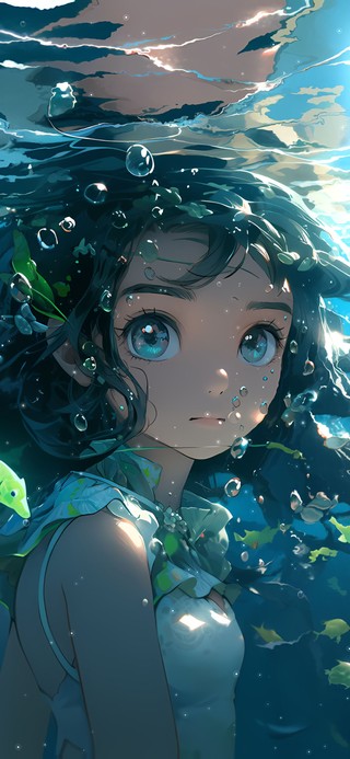 水中少女