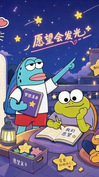 愿望会发光九月愿望日历