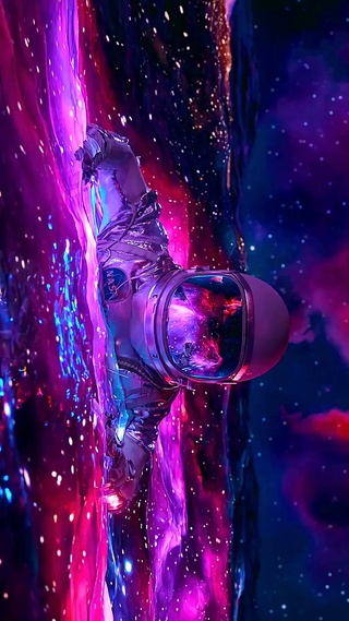 银河里的宇航员