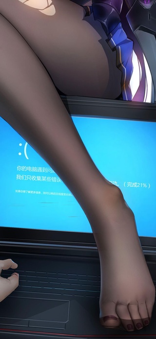 你电脑蓝屏了
