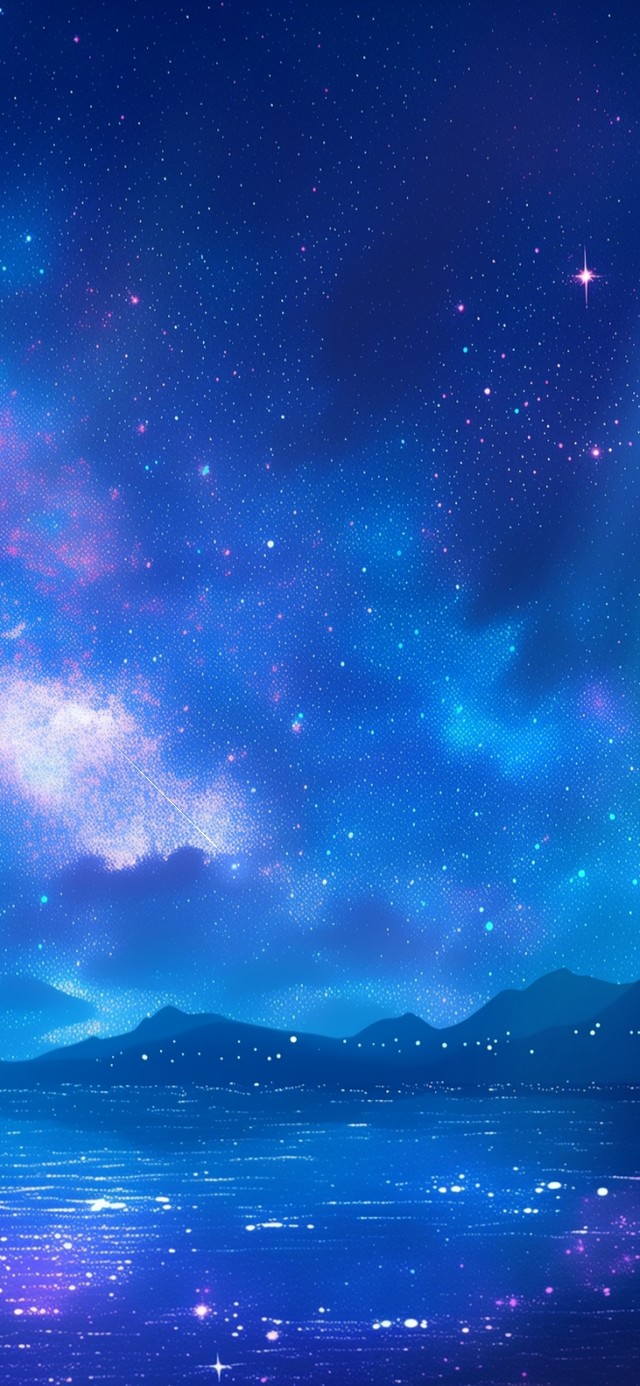 夜晚的星空