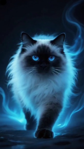 蓝焰灵姬布偶猫
