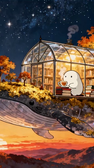 吉卜力-秋分梦幻鲸鱼