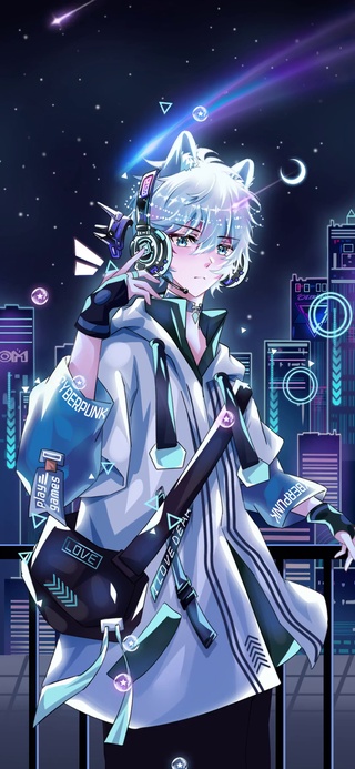 赛博朋克 智能少年