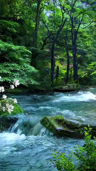 乡间流水