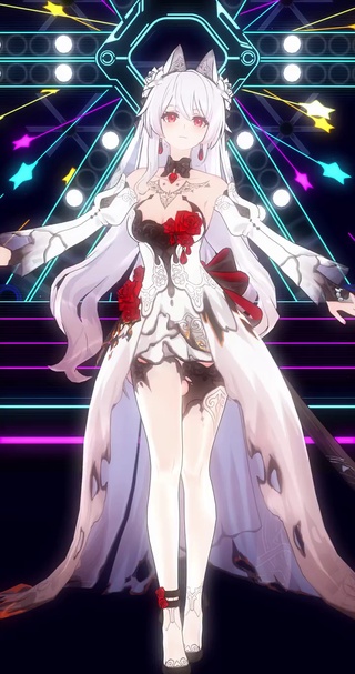 舞台上二次元动漫美女