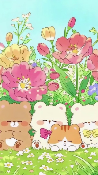 小熊猫咪的花田小憩